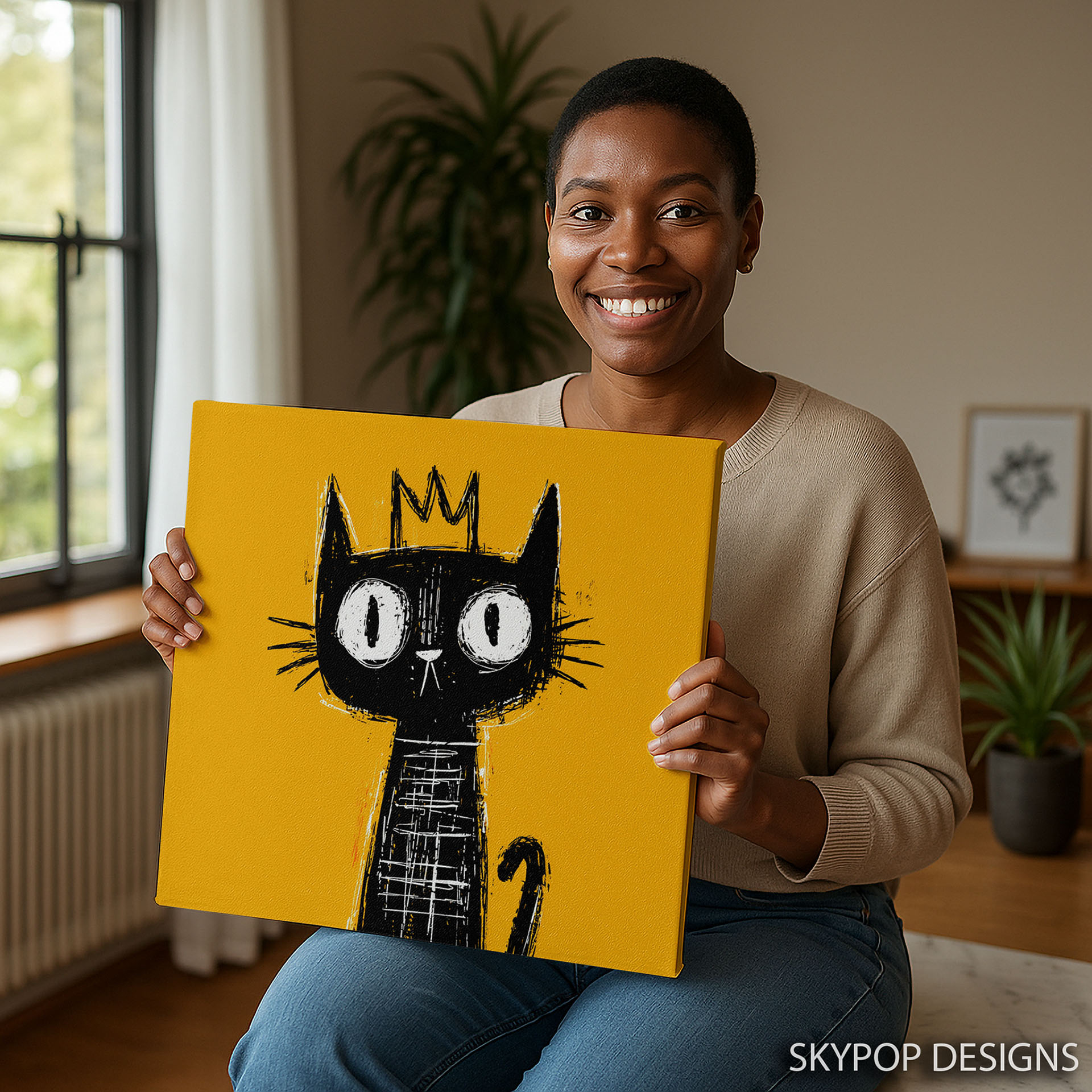 9.jpg Royal Black Cat Art