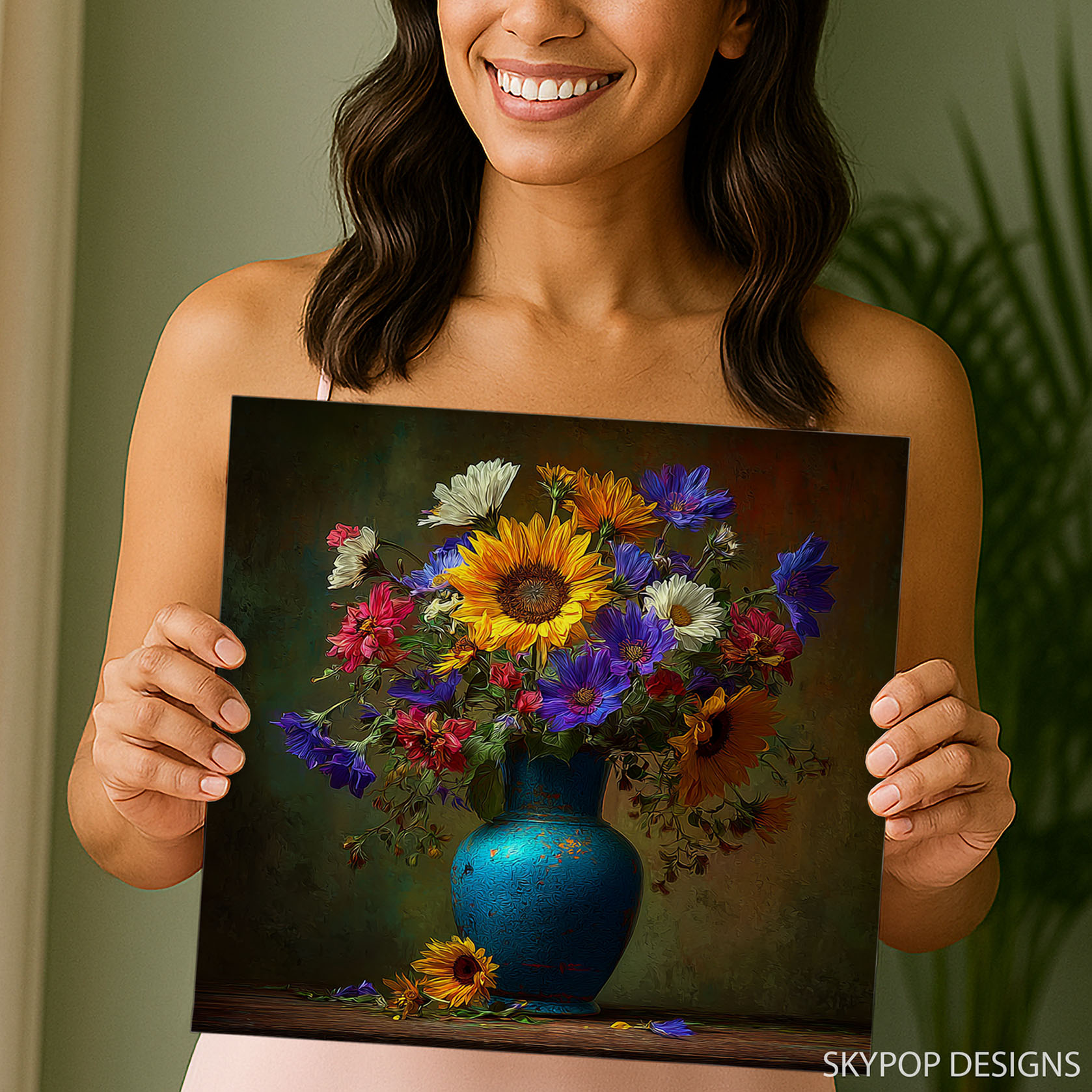 9.jpg Sunflower Daisy Cosmos Art