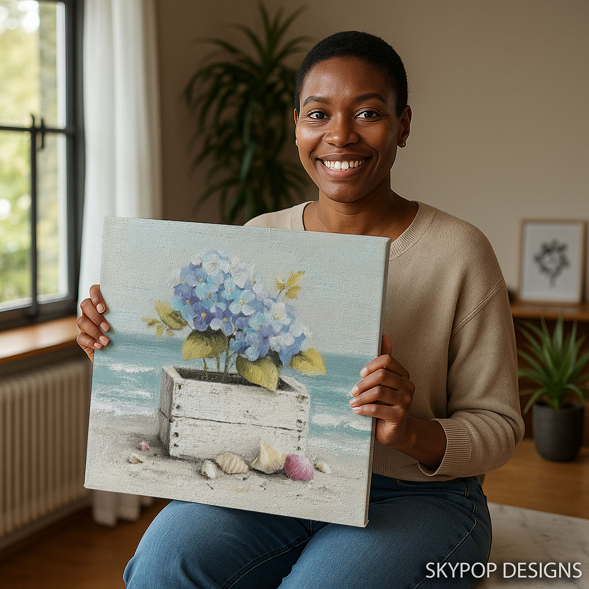 9.jpg Hydrangea Beach Blooms Art