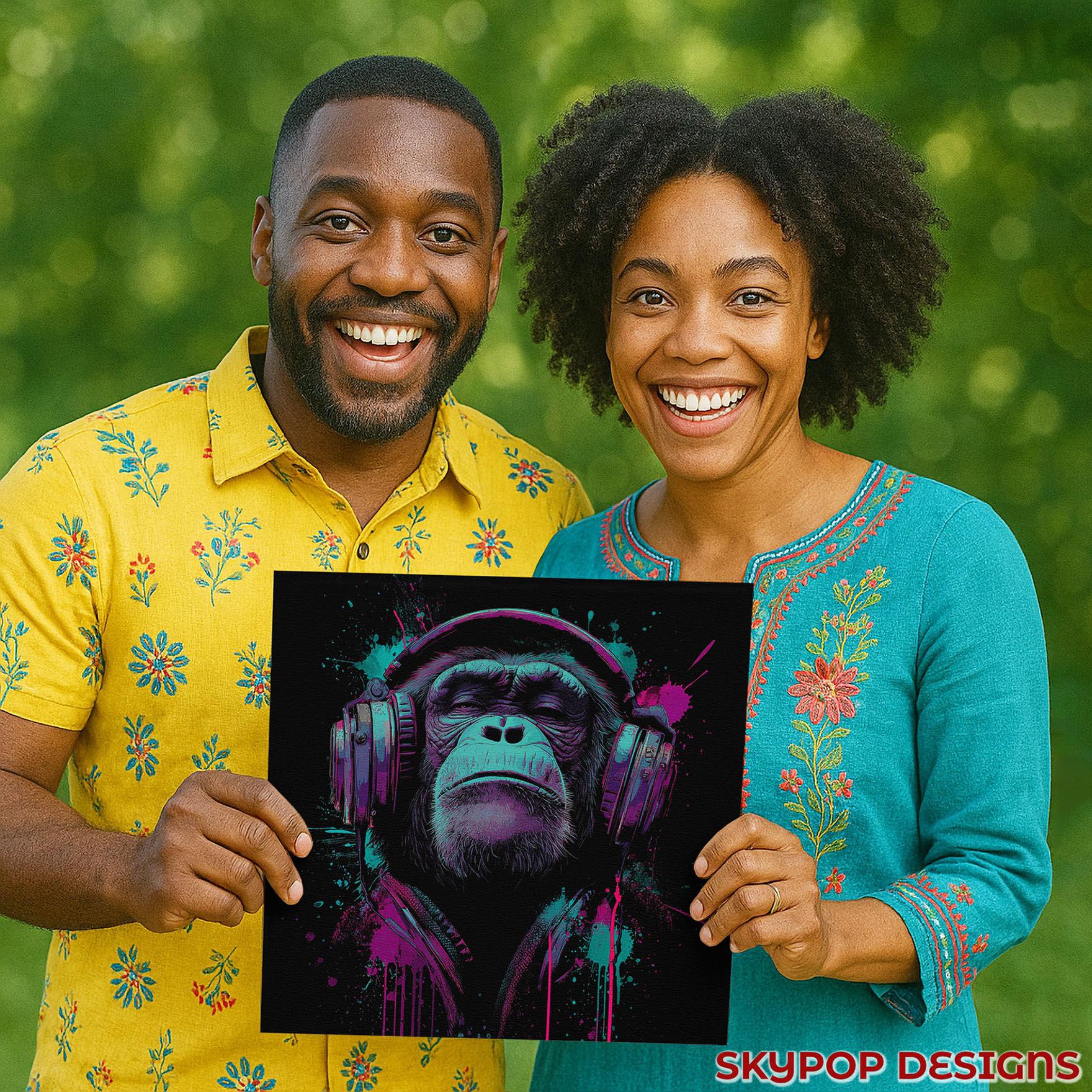 9.jpg Chimpanzee Art