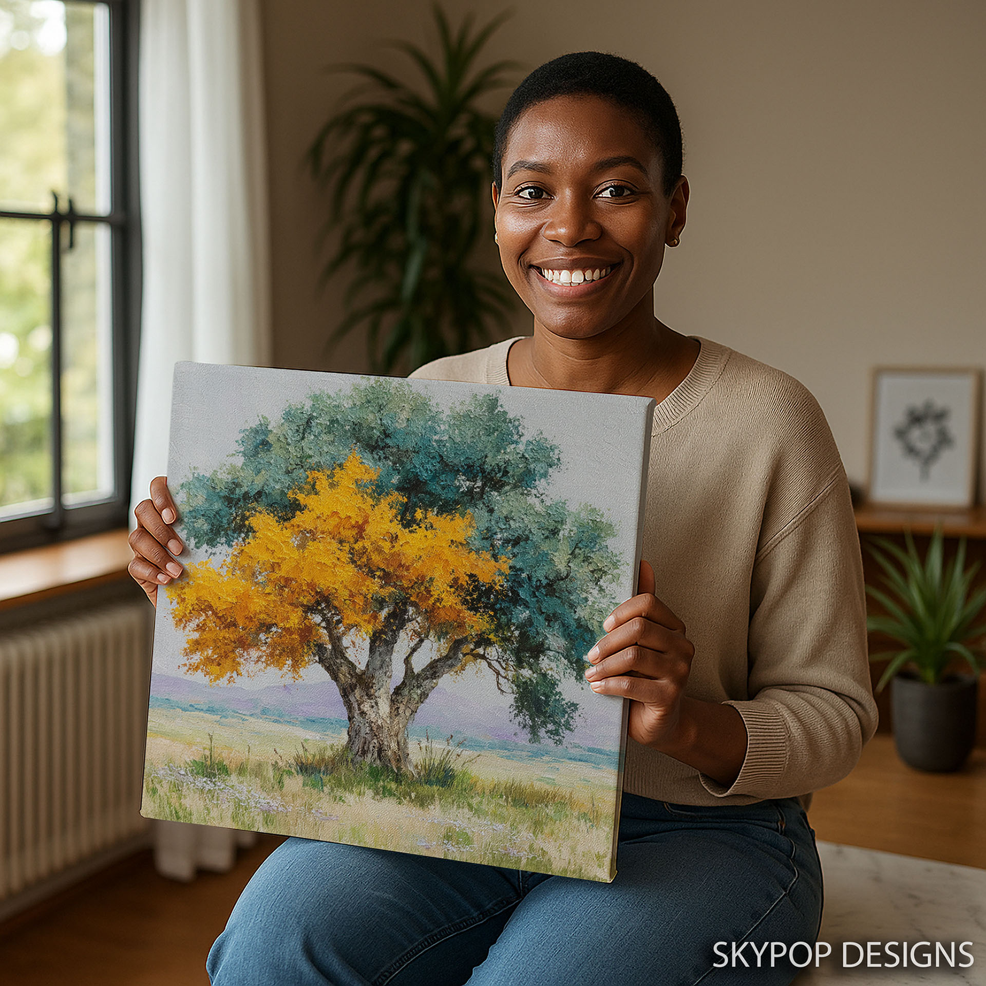 9.jpg Golden Fall Tree Art