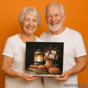 Autumn Lantern Pumpkins Art