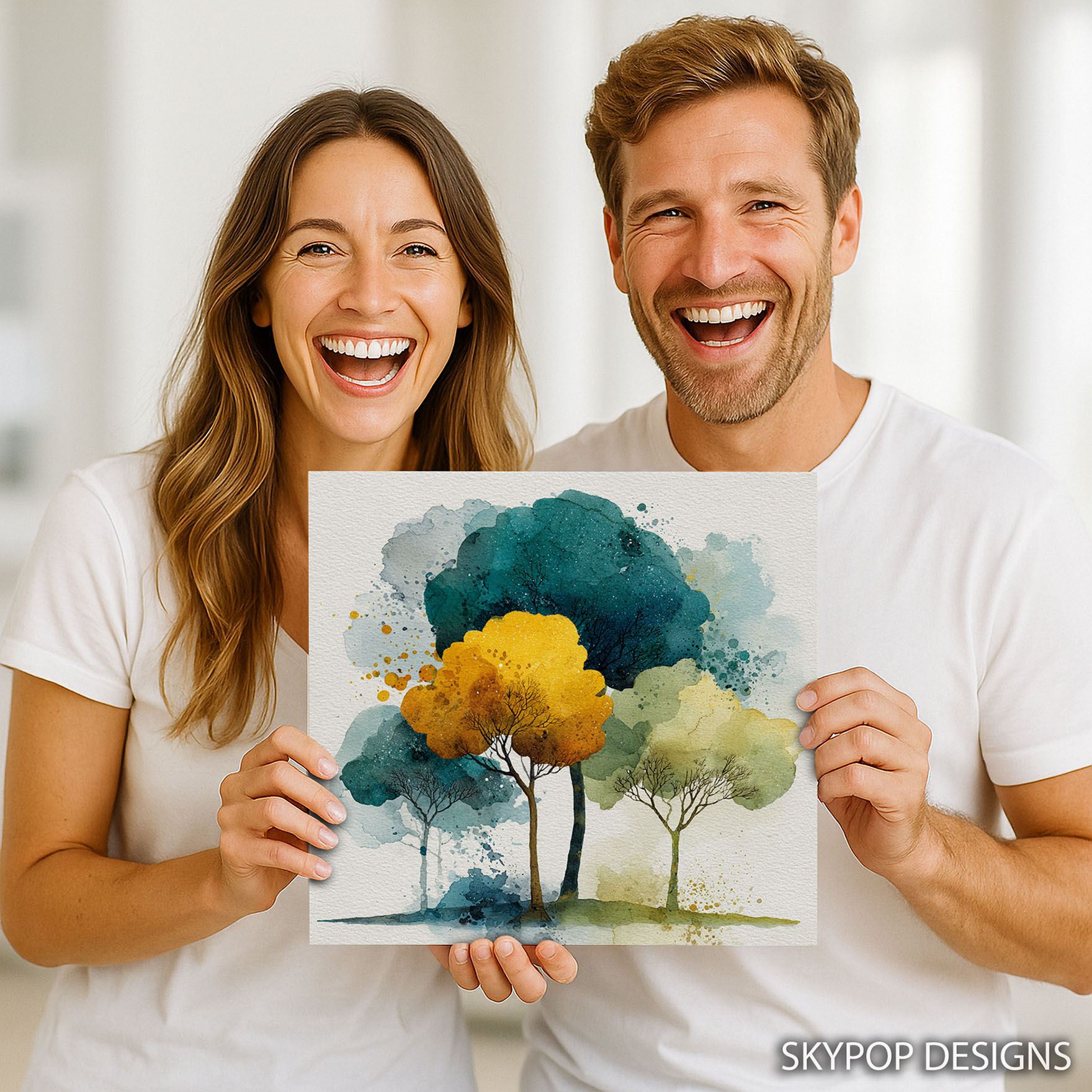 9.jpg Golden Autumn Trees Art