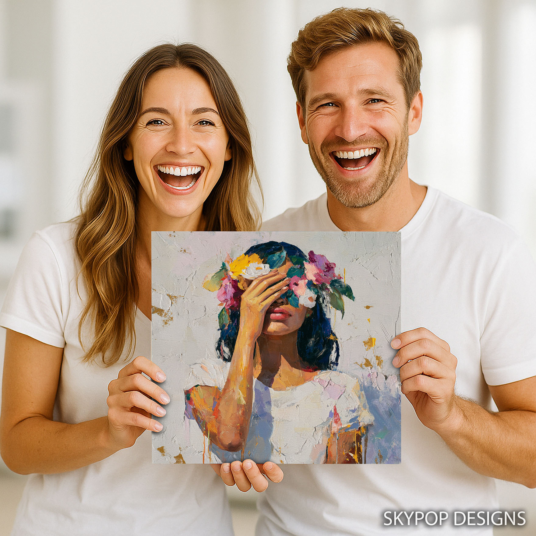 9.jpg Floral Crown Woman Art