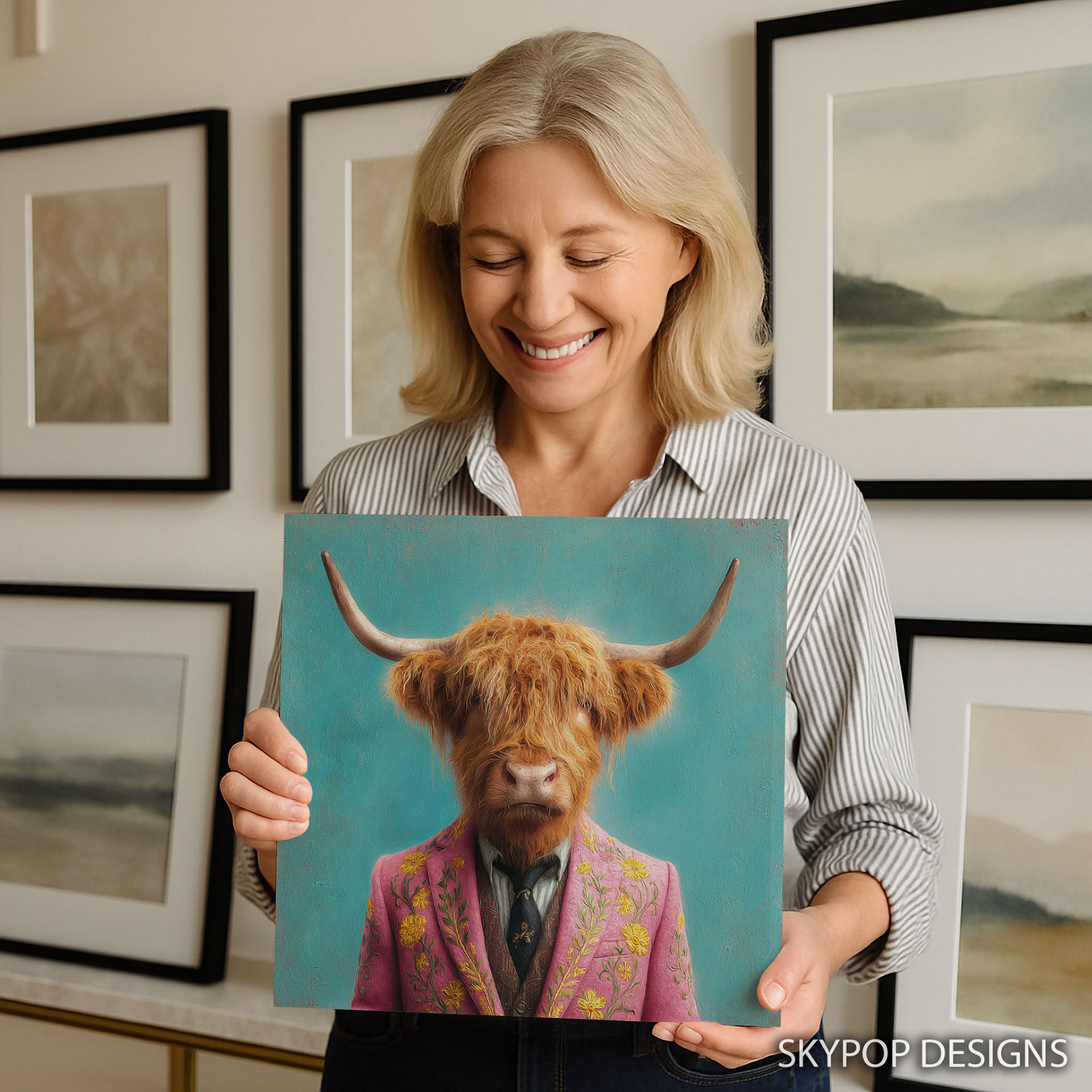 9.jpg Highland Cow Art