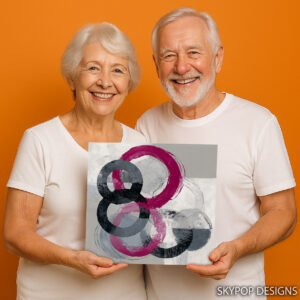 Abstract Circles Art