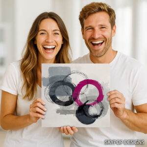 Abstract Circles Art