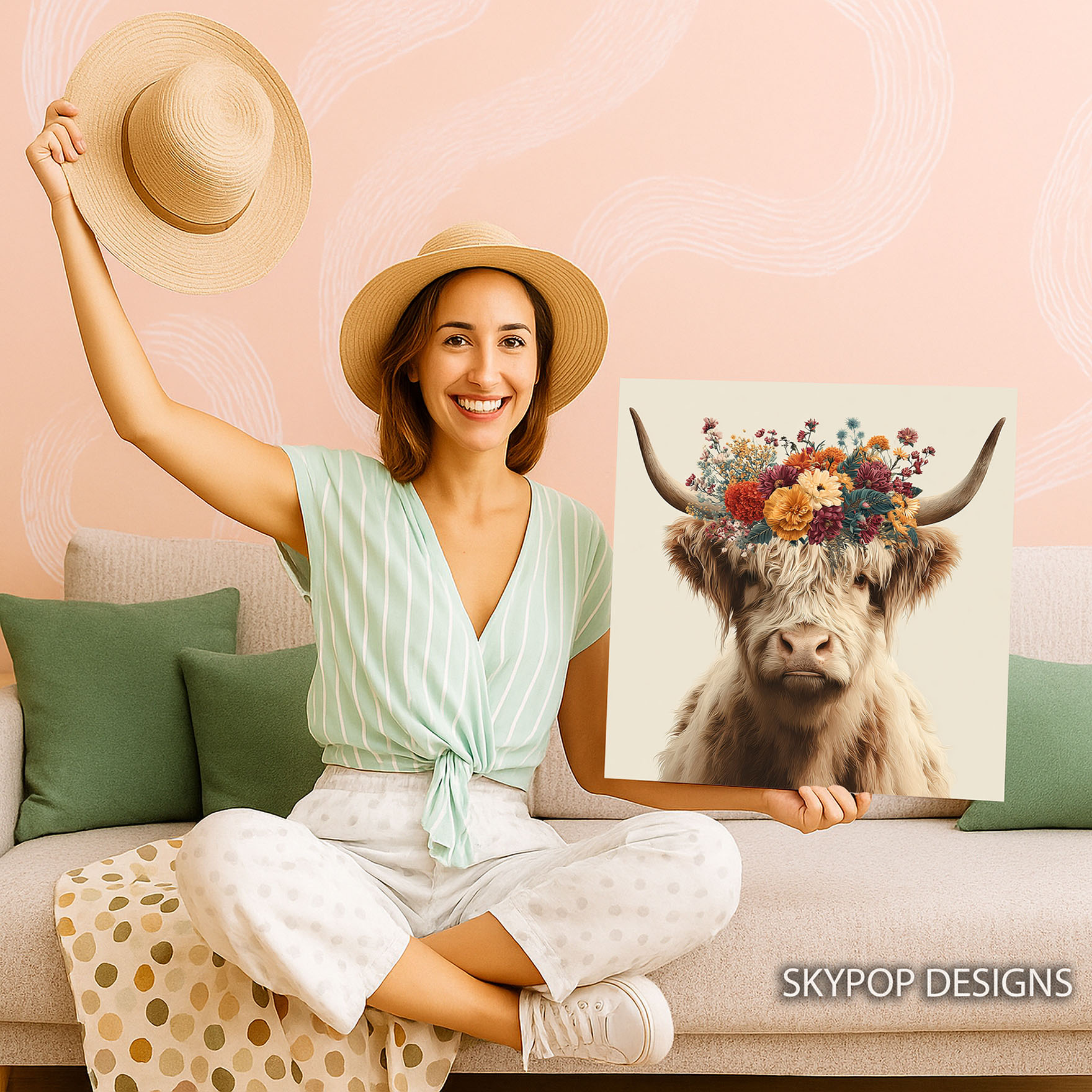 9.jpg Highland Cow Art