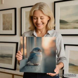 Little Blue Bird Art