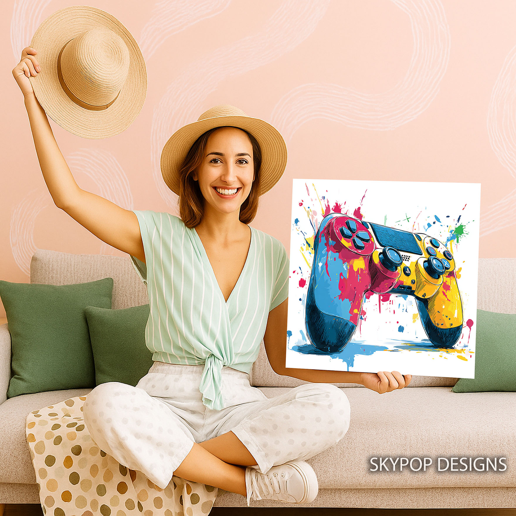 9.jpg Gaming Controller Art