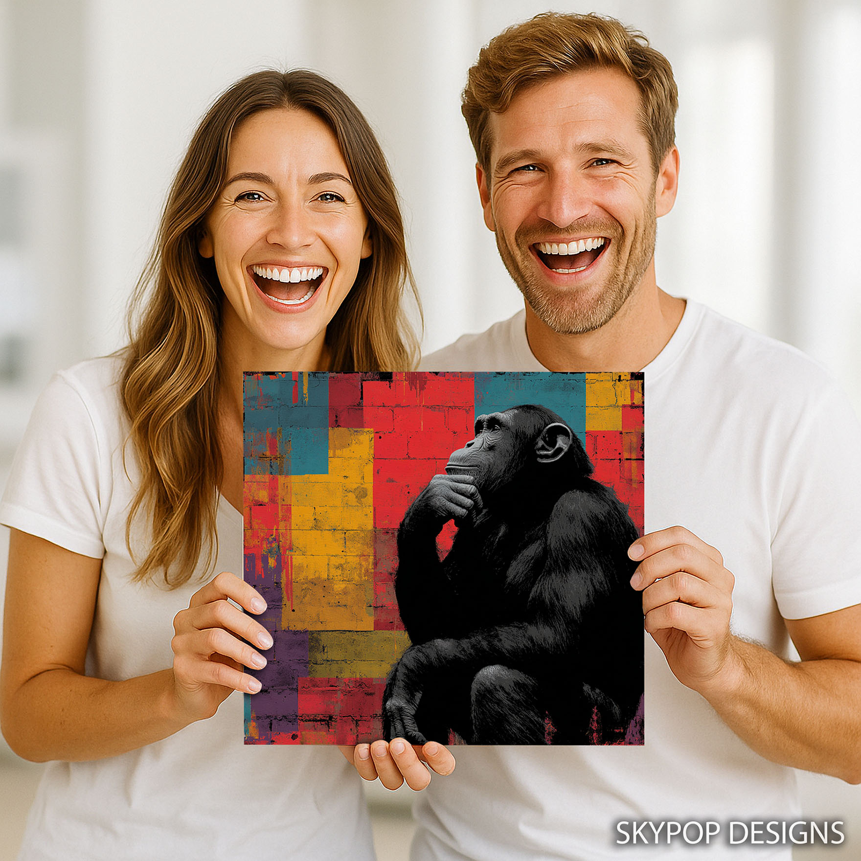 9.jpg Chimpanzee Art