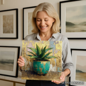 Aloe Vera Plant Art