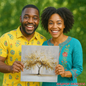 Golden Tree of Life Art