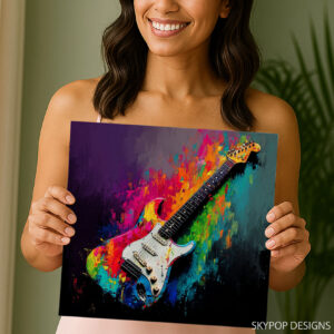 Guitar Explosion Art