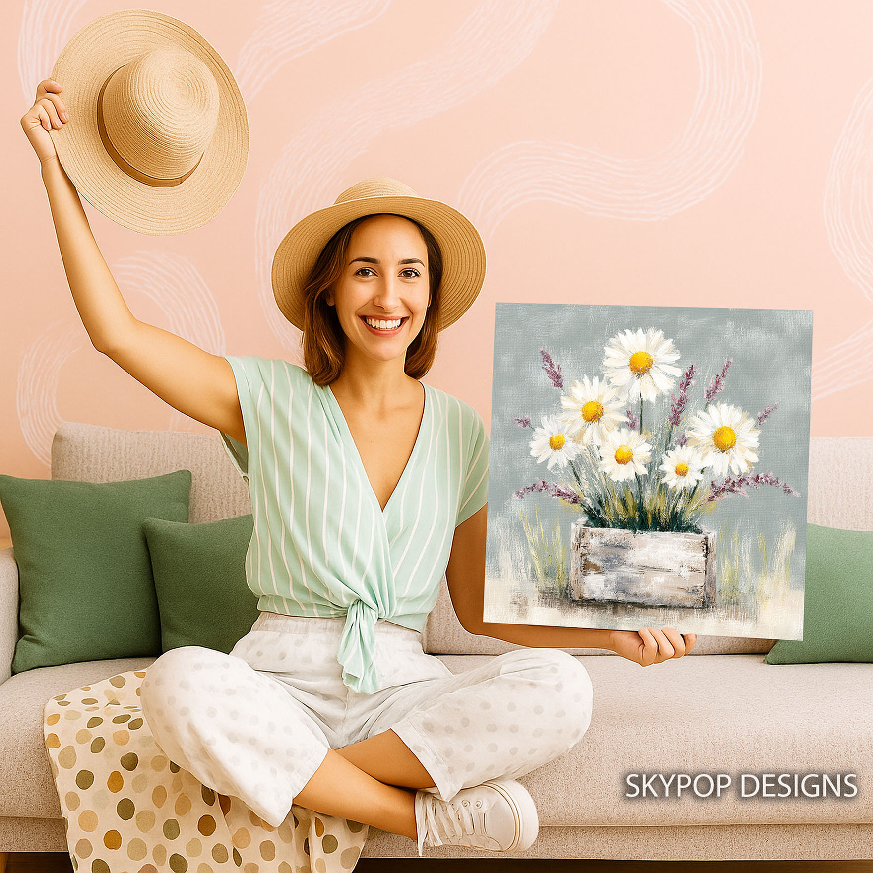 9.jpg Daisy Bouquet Art