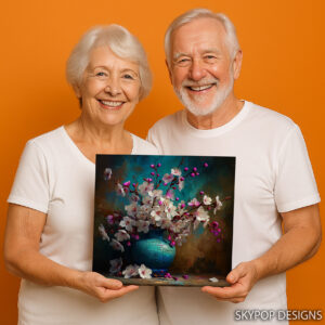 Cherry Blossom Vase Art