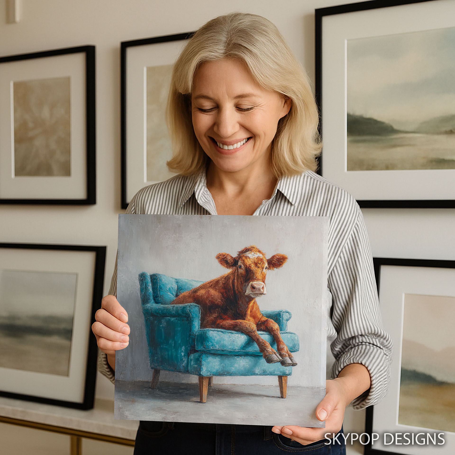 9.jpg Highland Cow Art