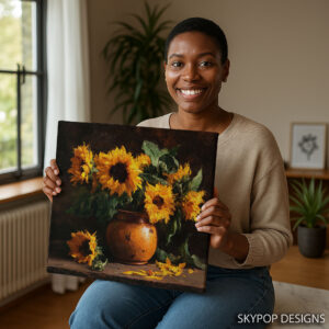 Sunflower Bouquet Art
