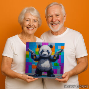 Panda Kung Fu Graffiti Art