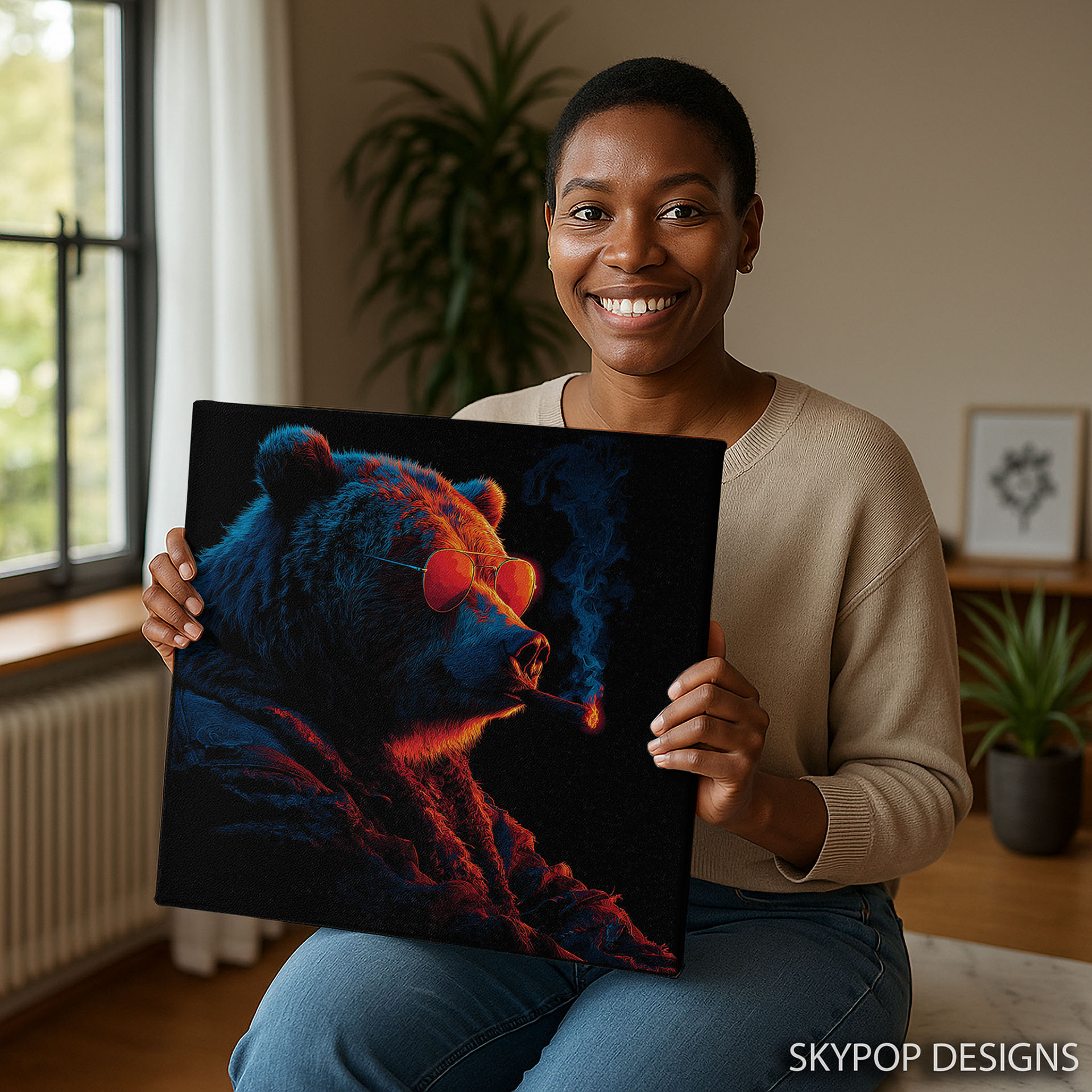 9.jpg Bear Cigar Art