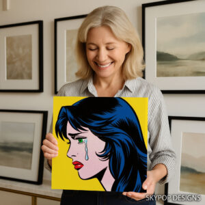 Crying Girl Pop Art