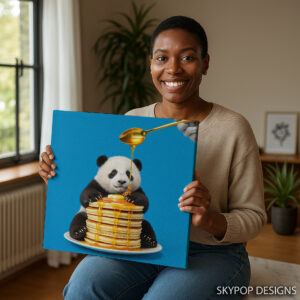Panda Pancakes Art