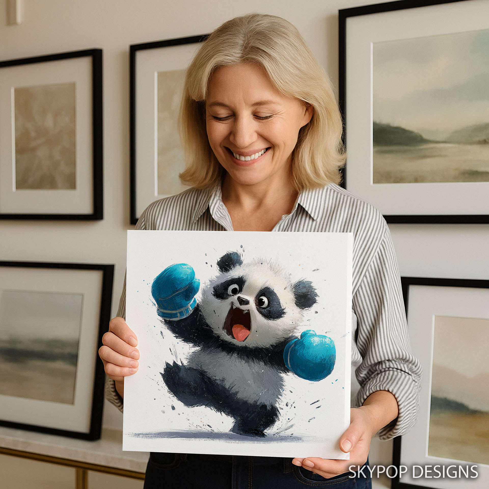 9.jpg Boxing Panda Art