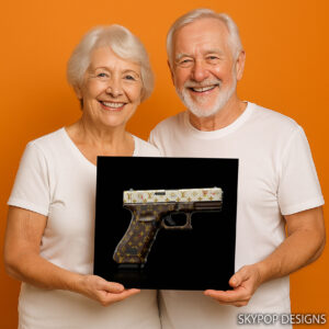 LV Glam Gun Art