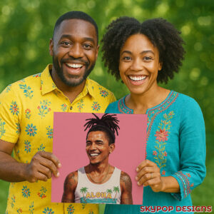 Obama Aloha Vibes Art