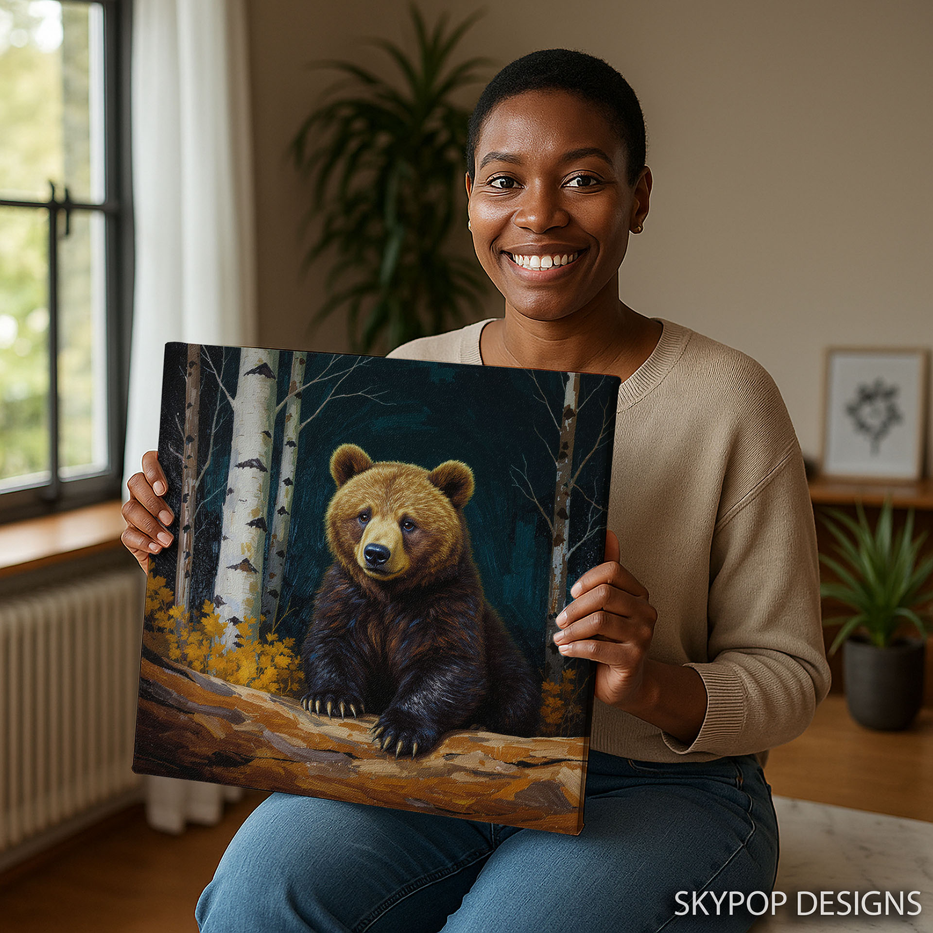 9.jpg Bear Forest Art